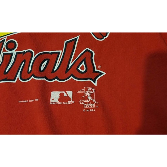 Vintage Mark McGwire #25 St. Louis Cardinals T-Shirt Men’s Large Red Lee Sport - Picture 9 of 9